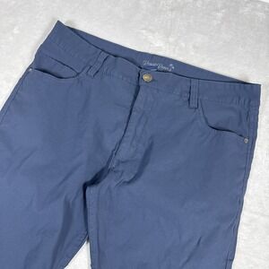 Desert Dunes  Chino Pant Stretch Blue Men's Size 34X32 Performance